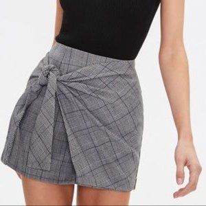 Forever 21 Plaid Wrap Skirt (Size M)